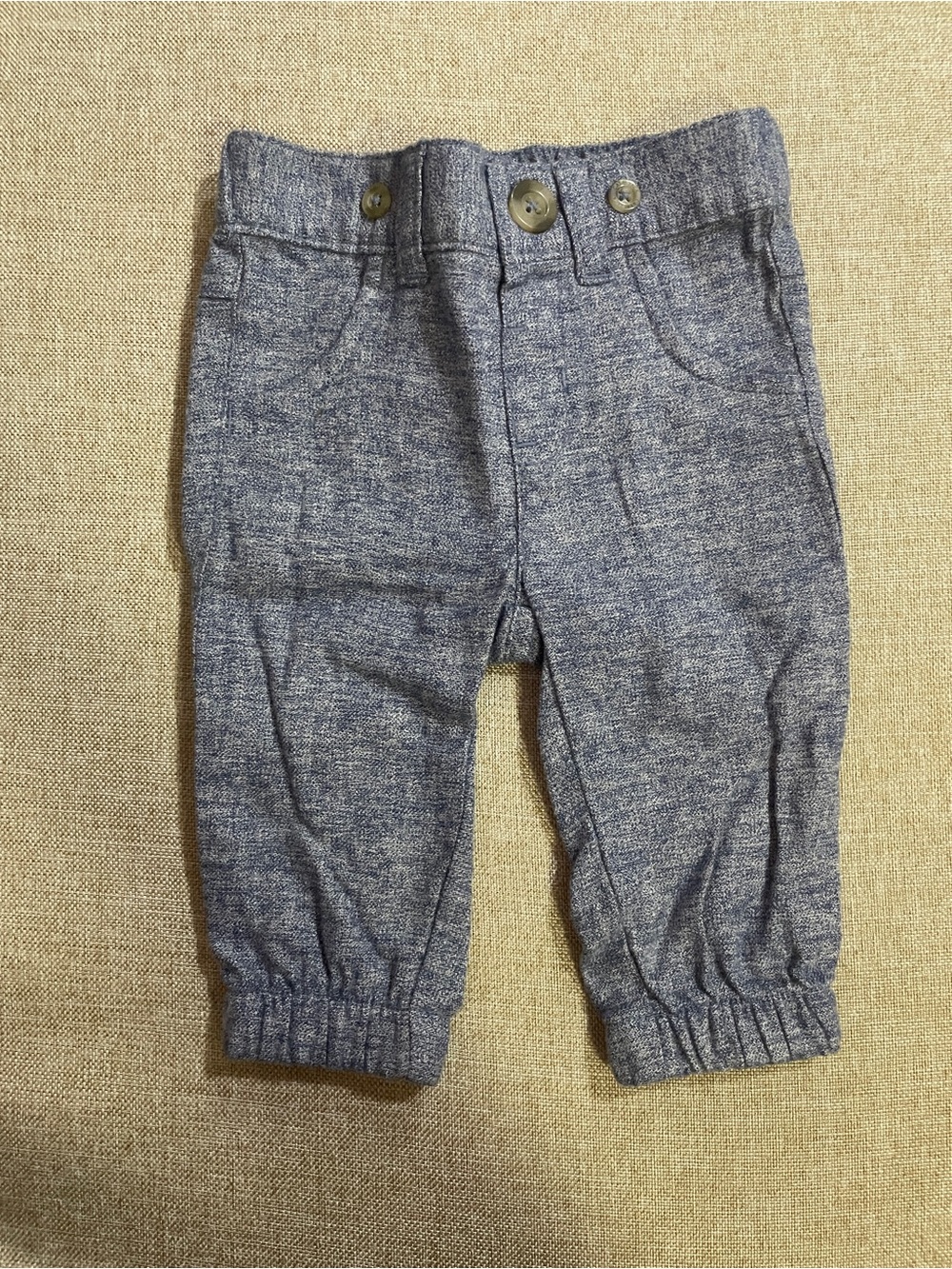 Cat & Jack Heathered Blue Knit Jogger Pants